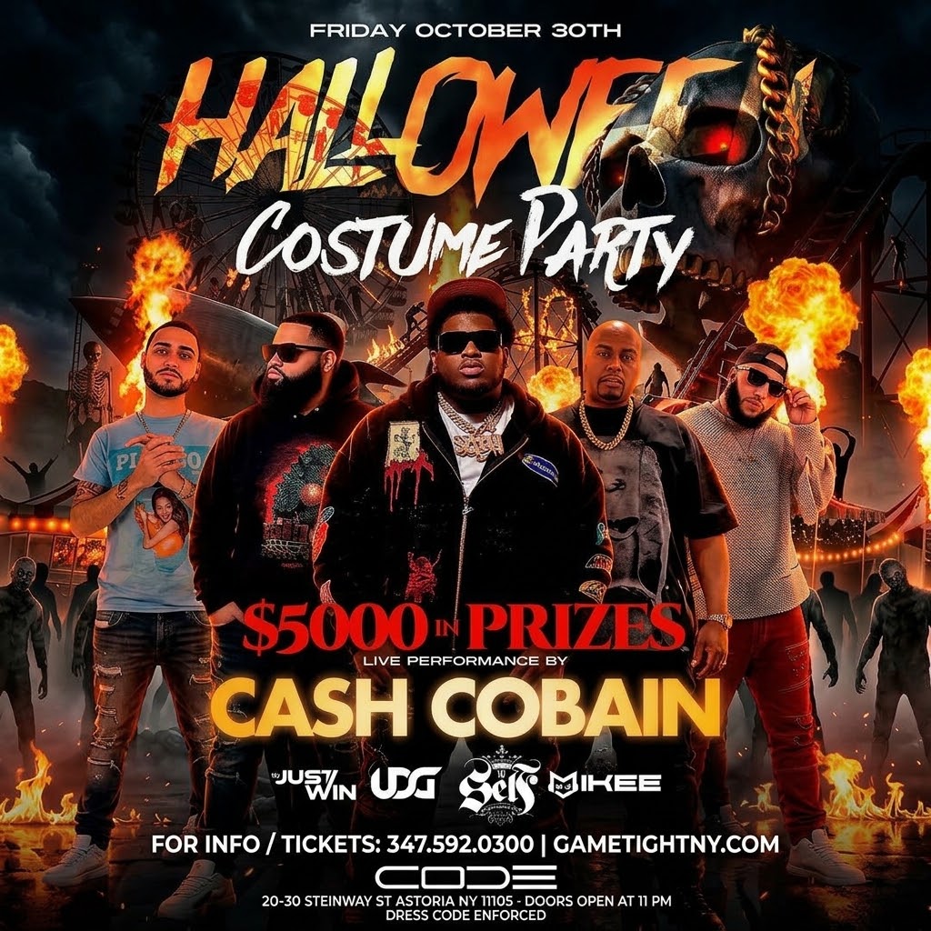 CASH COBAIN Live at Code Astoria Friday Night Halloween Party — event image